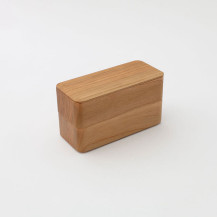 【WEB限定】建彦木工　山桜の弁当箱　LL　山桜無垢材