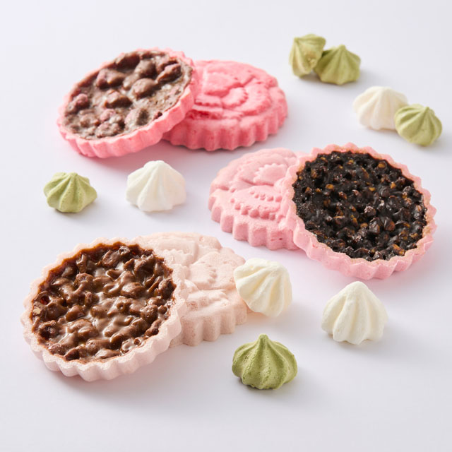 カーネーションの最中フロランタン レモンと抹茶のメレンゲ入り