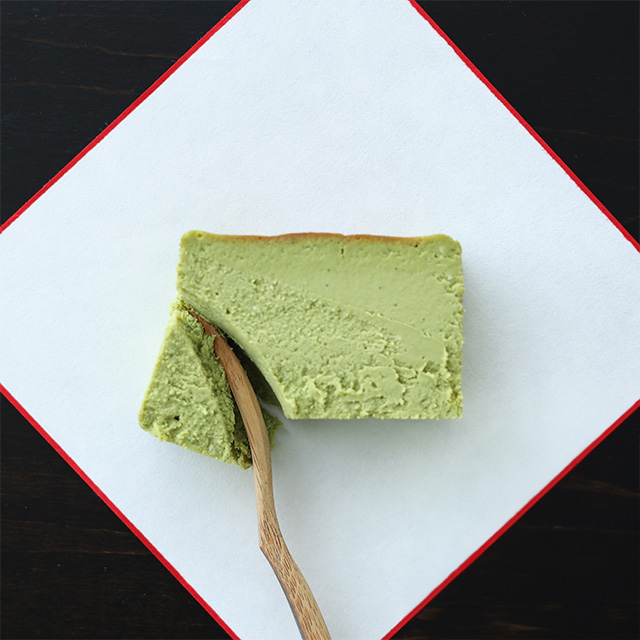 ocasi 抹茶チーズケーキ　ハーフ単品（ジャム無し）