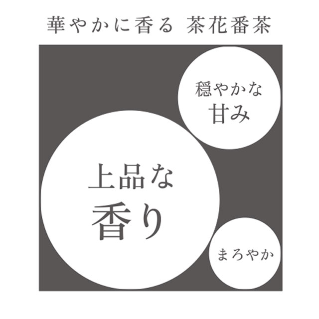 番茶　小袋　華やかに香る　 茶花番茶　ティーバッグ3包入