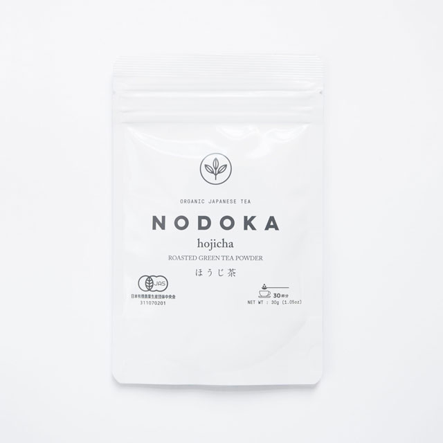 【WEB限定】THE NODOKA オーガニック日本茶パウダー　ほうじ茶パウダー　30g(30杯分)