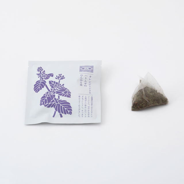 国産ミントとハトムギのひんやり茶（ペパーミント×ハトムギ３包・オレンジミント×ハトムギ３包）