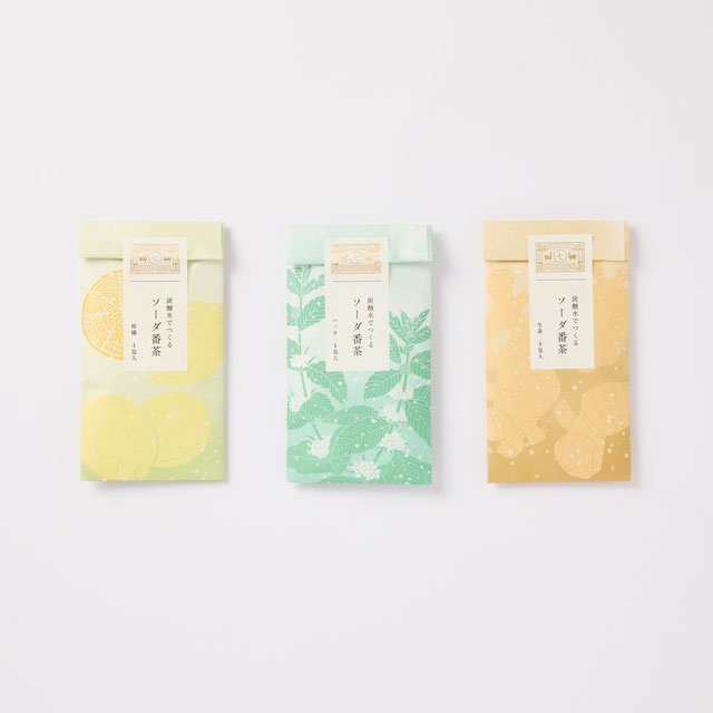 炭酸水でつくるソーダ番茶