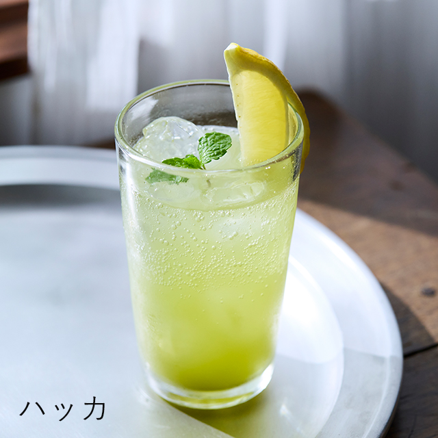 炭酸水でつくるソーダ番茶