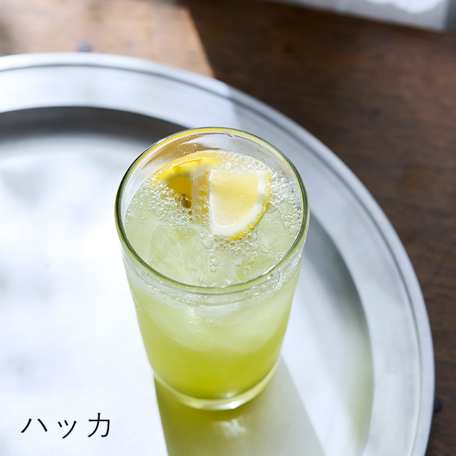 炭酸水でつくるソーダ番茶