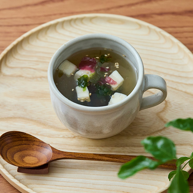 シーベジタブルと作った 海藻を楽しむ　みそ汁の具