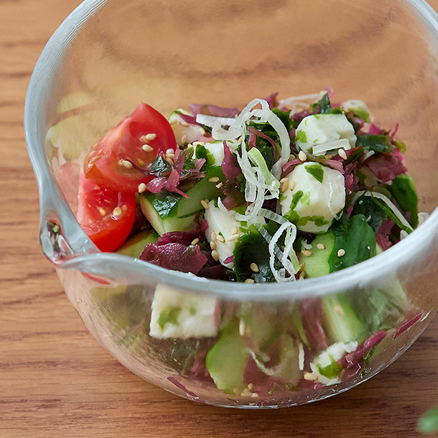 シーベジタブルと作った 海藻を楽しむ　みそ汁の具