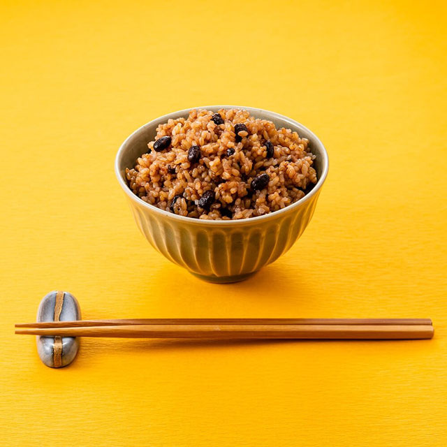結わえる　寝かせ玄米(R)　小豆ブレンド　160g