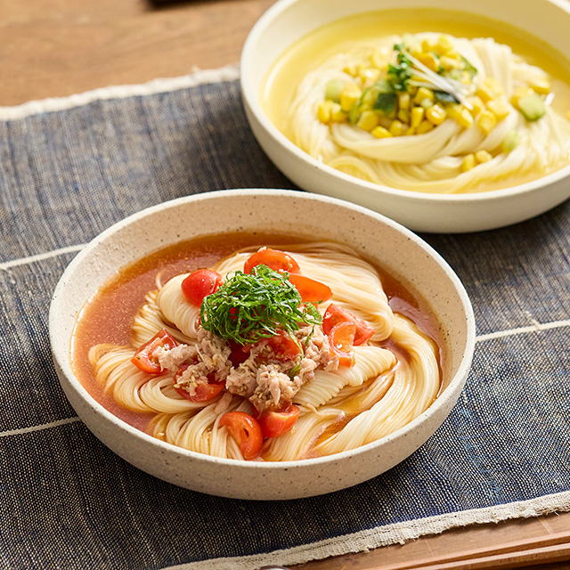 素麺のための夏野菜つゆ