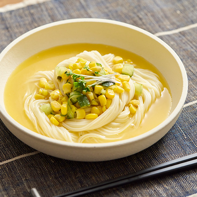 素麺のための夏野菜つゆ