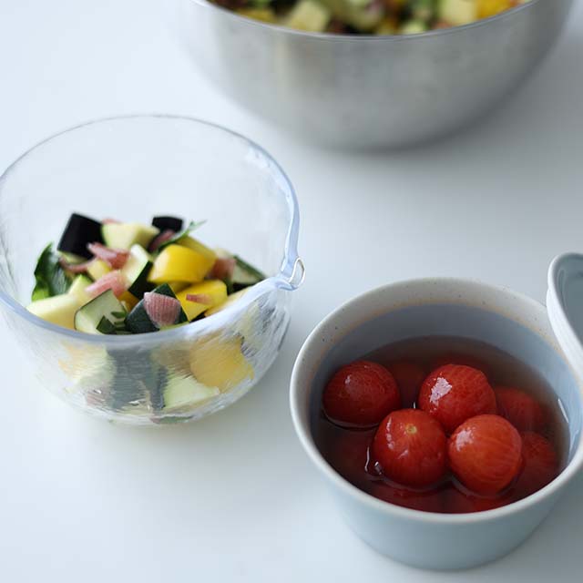昆布とレモンの浅漬けの素