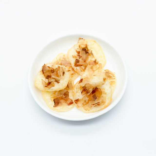 焼きチーズ　かつおぶし