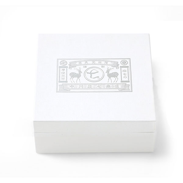 花ふきん箱　墨白　4･5枚