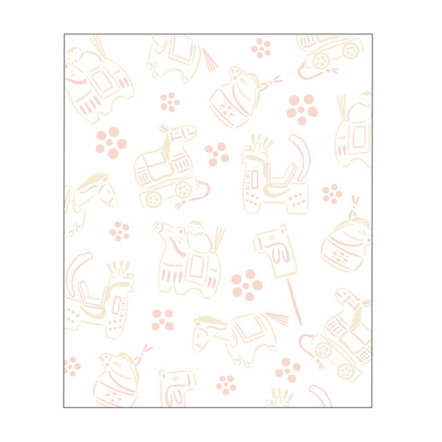 干支の懐紙　午