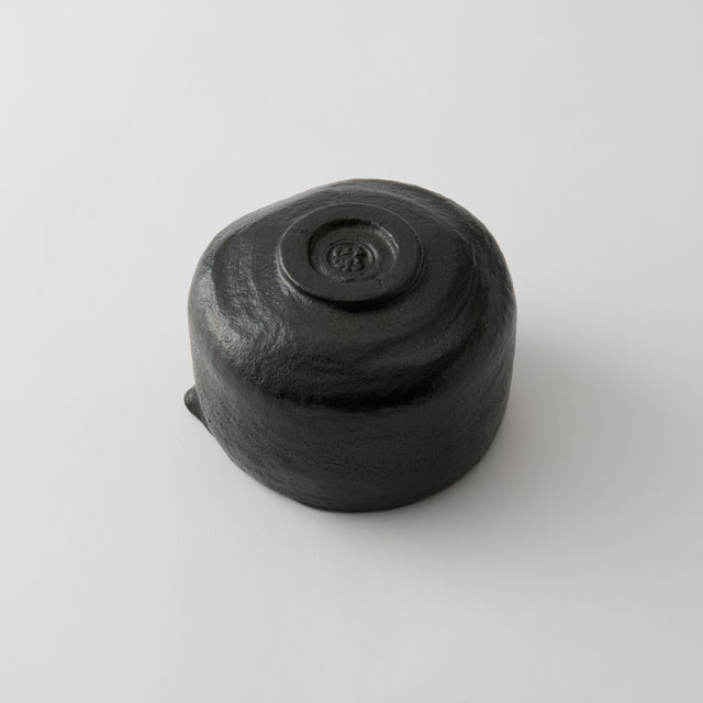 SaDo　黒楽片口碗　KATAKUCHI