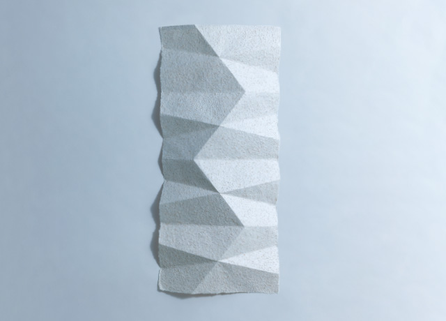和紙の折りタペストリー