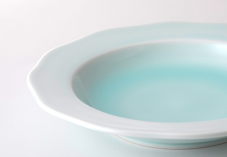 青白磁スープ皿