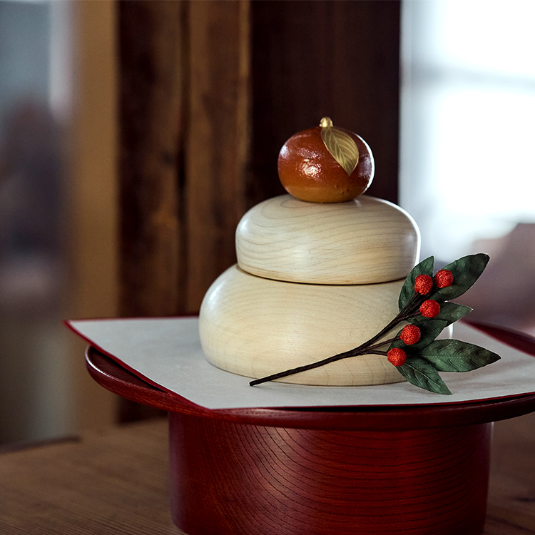 お正月の主役を飾る