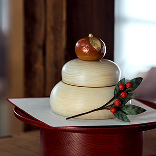 お正月の主役を飾る