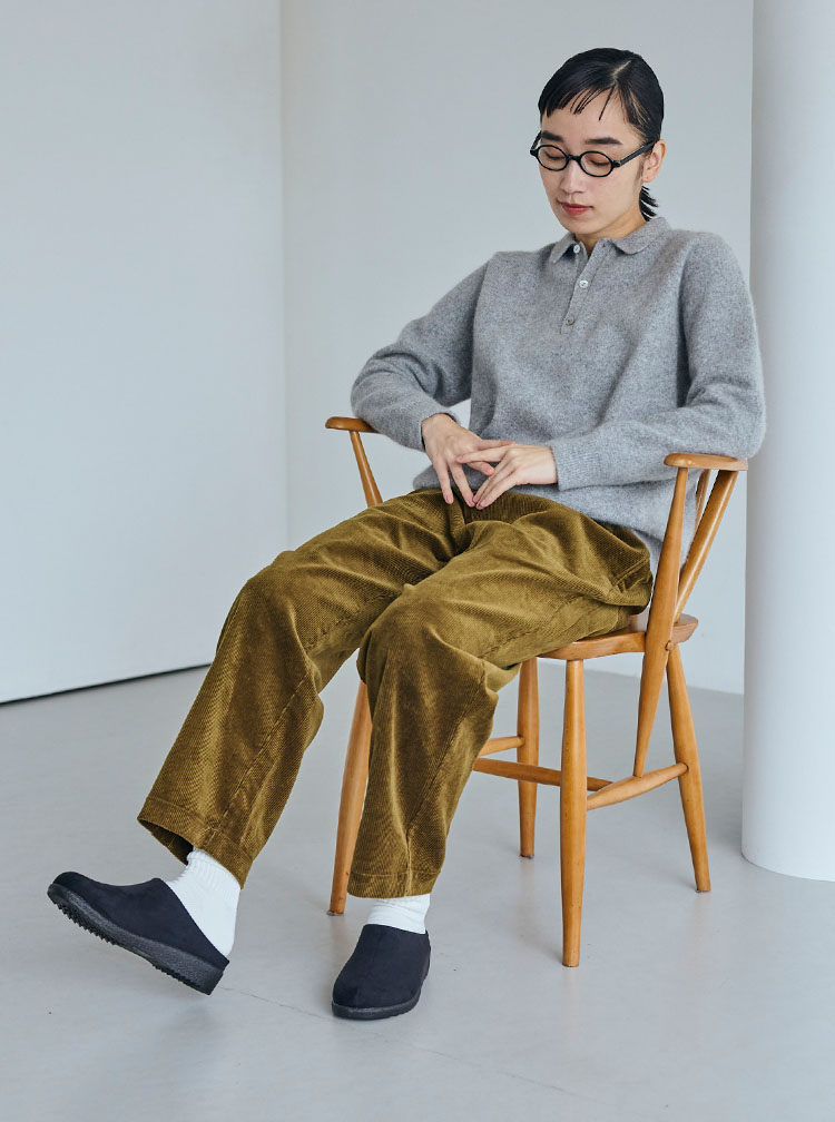 ニットを纏う コーディネートイメージ