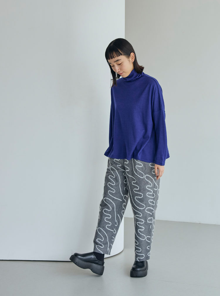 ニットを纏う コーディネートイメージ