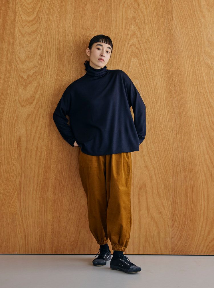 ニットを纏う コーディネートイメージ