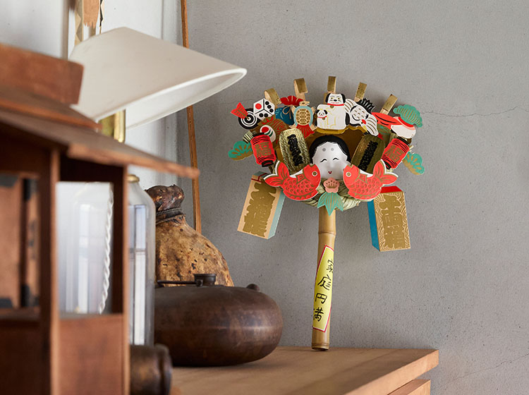 中川政七商店　お正月福づくしタペストリー 中川政七商店 お正月福づくしタペストリー はやくこいこい、愉しい