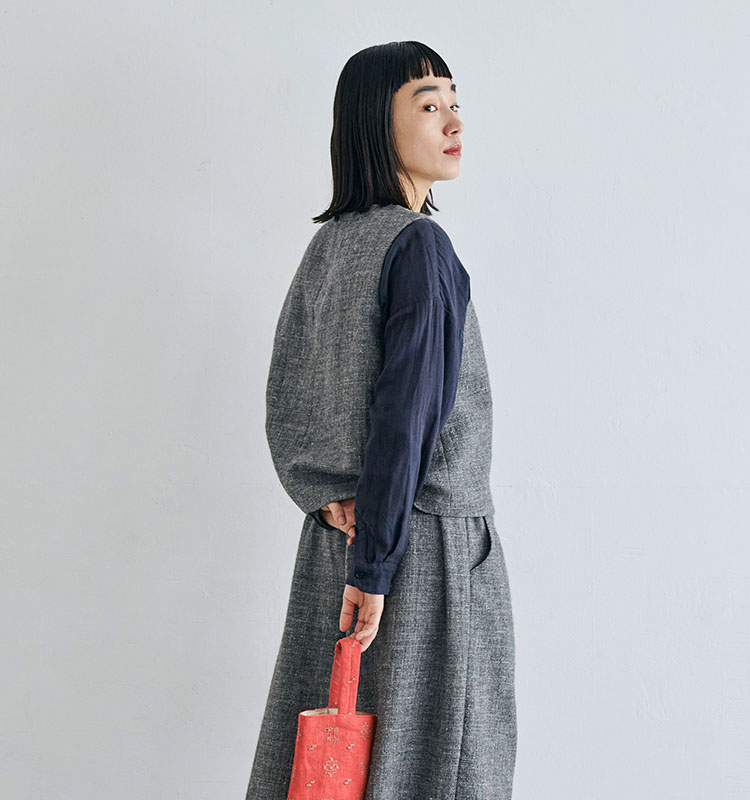 麻とウールツイード