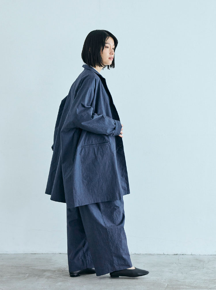アト　パンツのみ　 中川政七商店セットアップ　麻 リネン　インディゴ SETTO｜工芸・暮らし・贈りもの｜中川政七商店オンライン