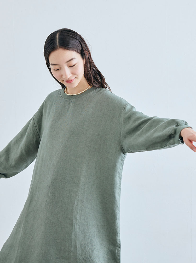 麻布Tシャツ コーディネートイメージ