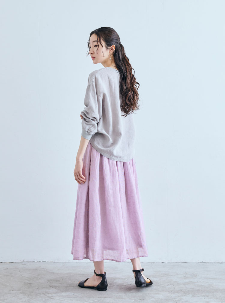 麻布Tシャツ コーディネートイメージ