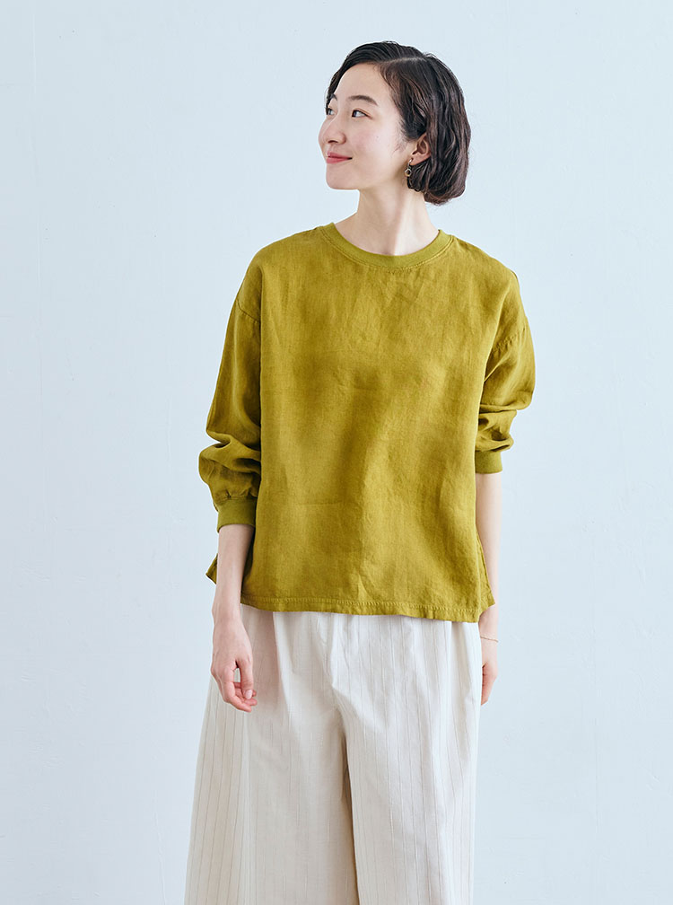 麻布Tシャツ コーディネートイメージ