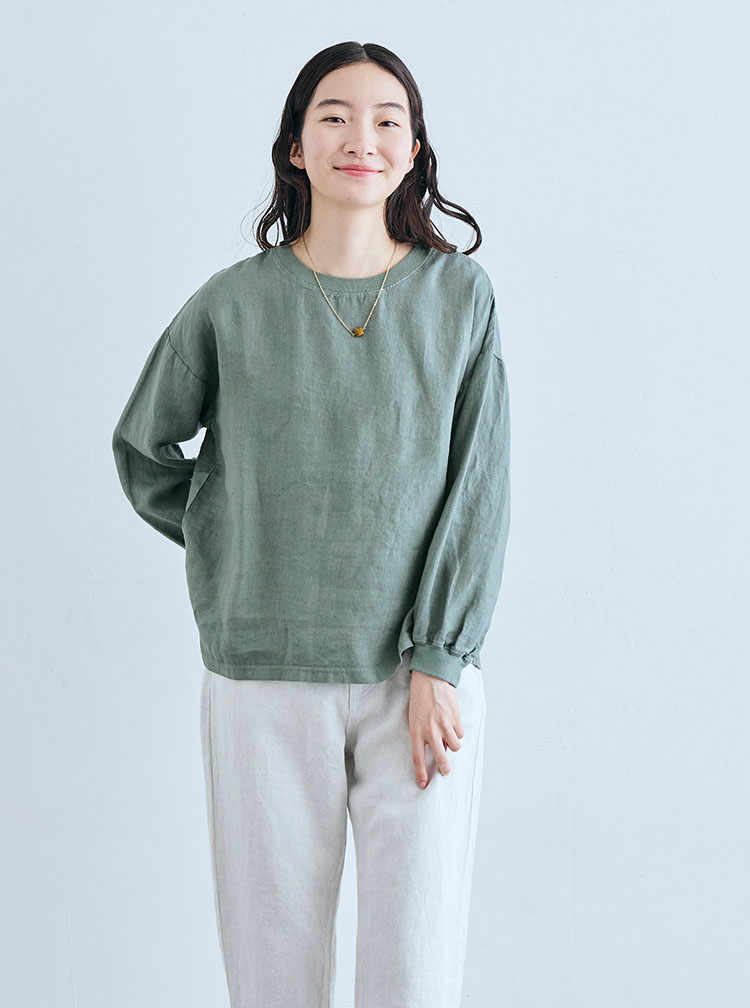 麻布Tシャツ コーディネートイメージ