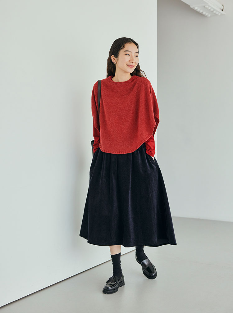 ニットを纏う コーディネートイメージ