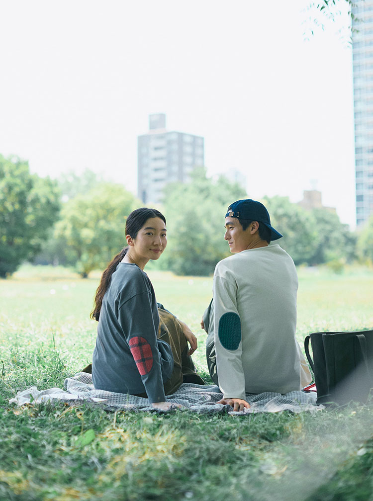 日本の布ぬの　バスクシャツ