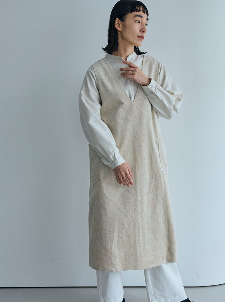 綿麻のコール天 コーディネートイメージ