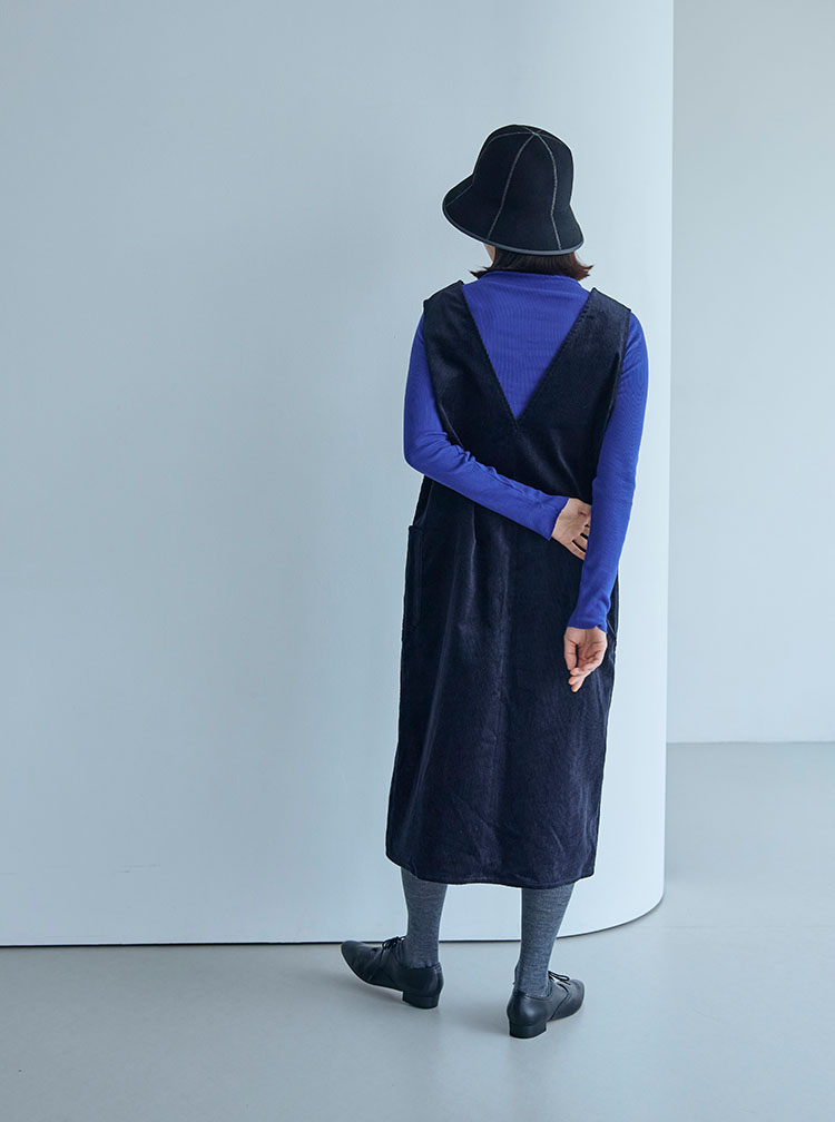 綿麻のコール天 コーディネートイメージ