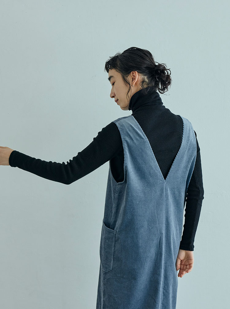 綿麻のコール天 コーディネートイメージ