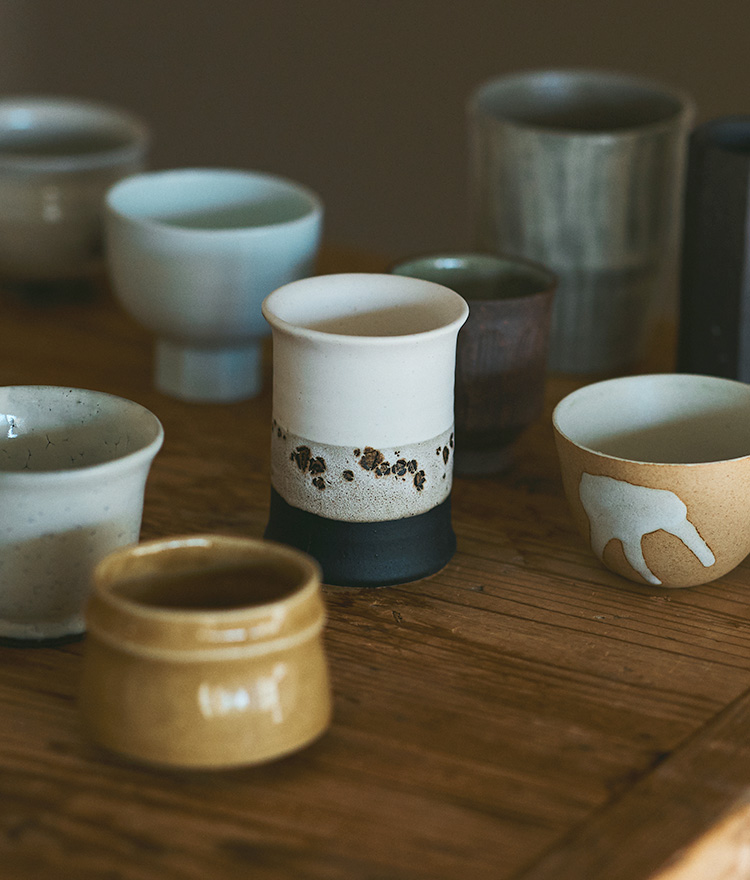 ゆらぎを愉しむ個性豊かな湯呑