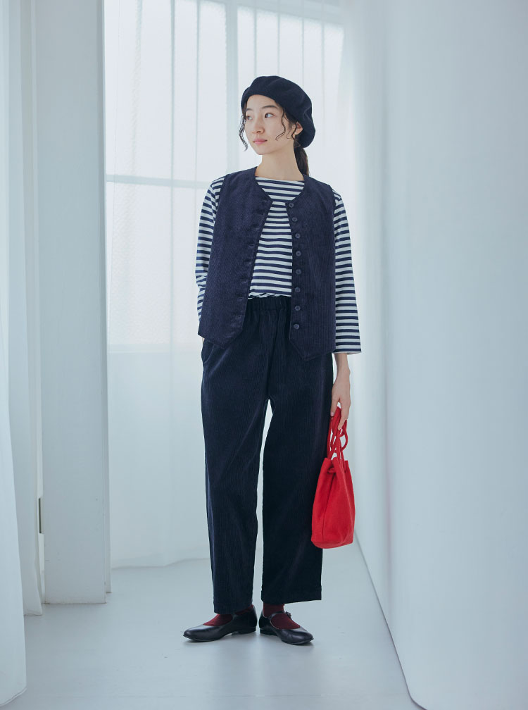 重ねて心地よく コーディネートイメージ