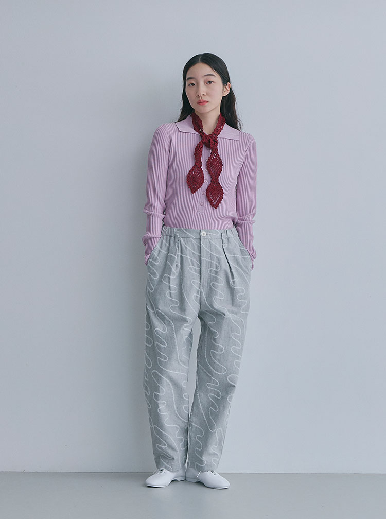 希少✨中川政七商店 リネン100% テーパードパンツ 白 M 中川政七商店 厚手麻のテーパードパンツ - メルカリ