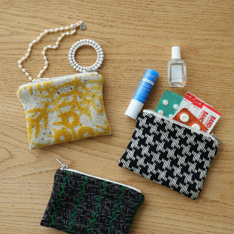 めぐり布 ミニポーチ