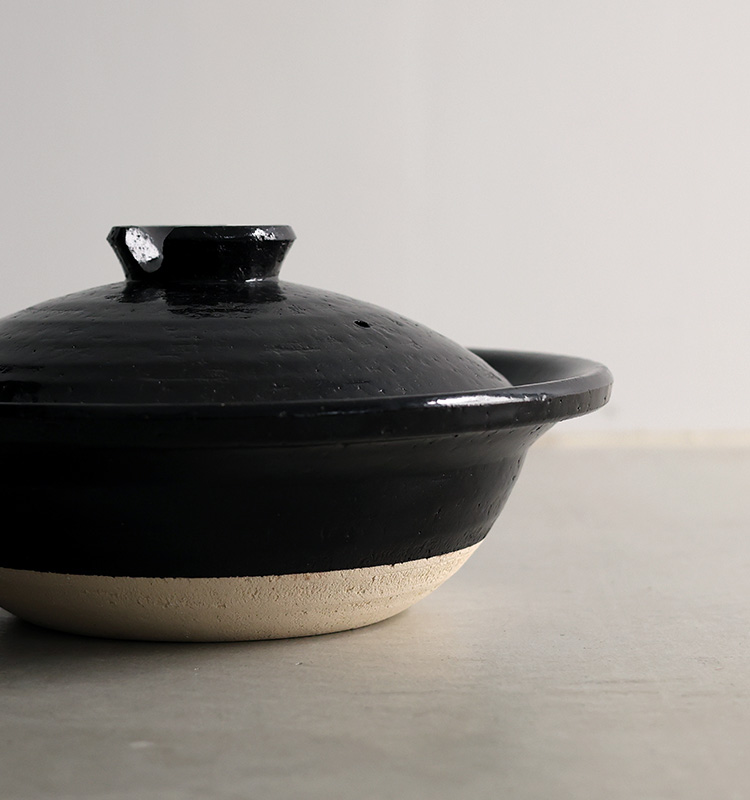 信楽焼の平土鍋