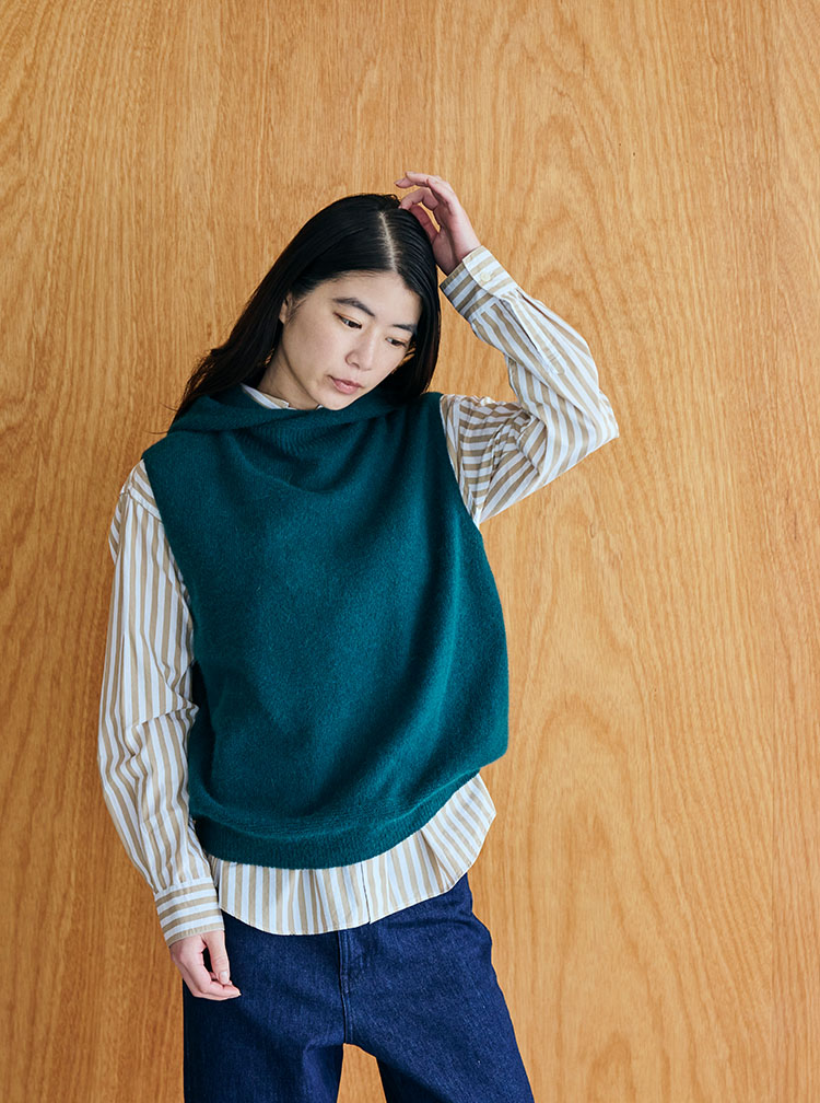 ニットを纏う コーディネートイメージ