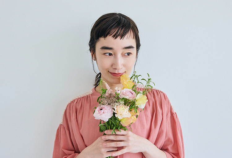 ラッセル編みの服