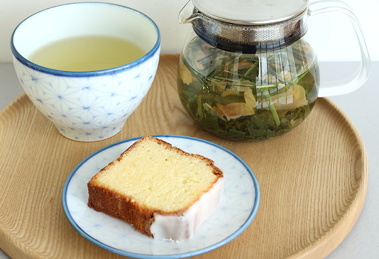 ocasi パウンドケーキ　レモン＆奈良のハーブティーセット