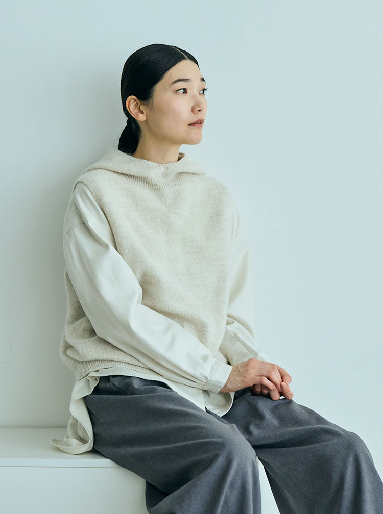 ニットを纏う コーディネートイメージ