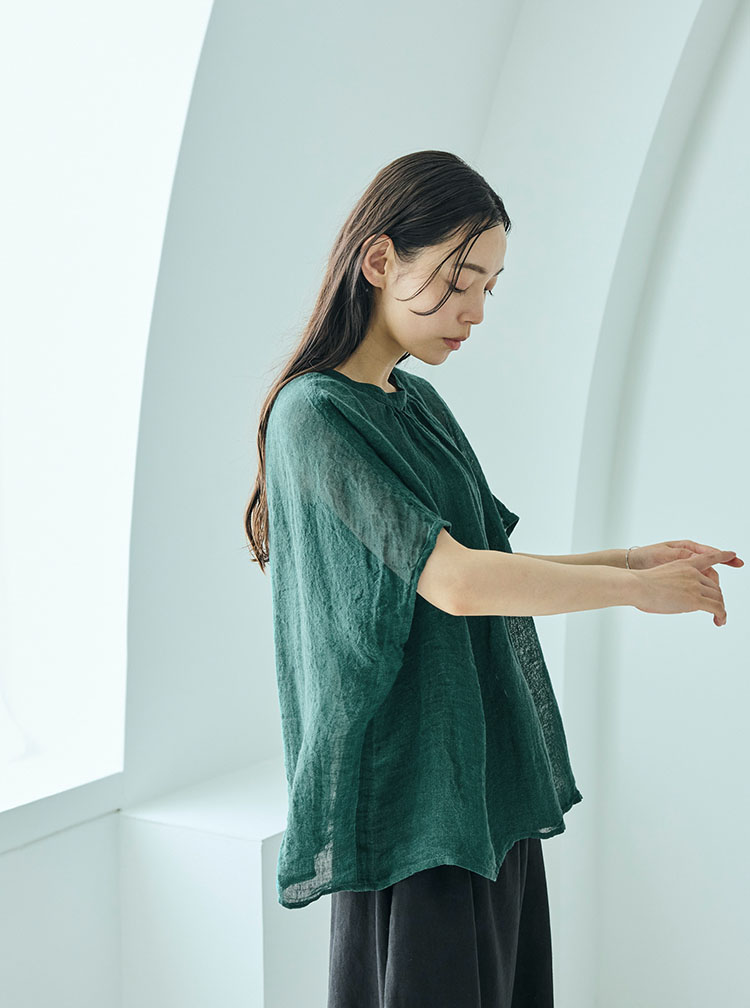 麻のかや織 コーディネートイメージ