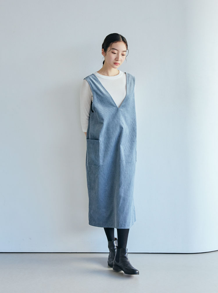 さらさら綿の七分袖プルオーバー