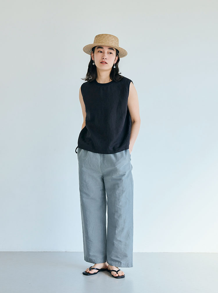麻布Tシャツ コーディネートイメージ